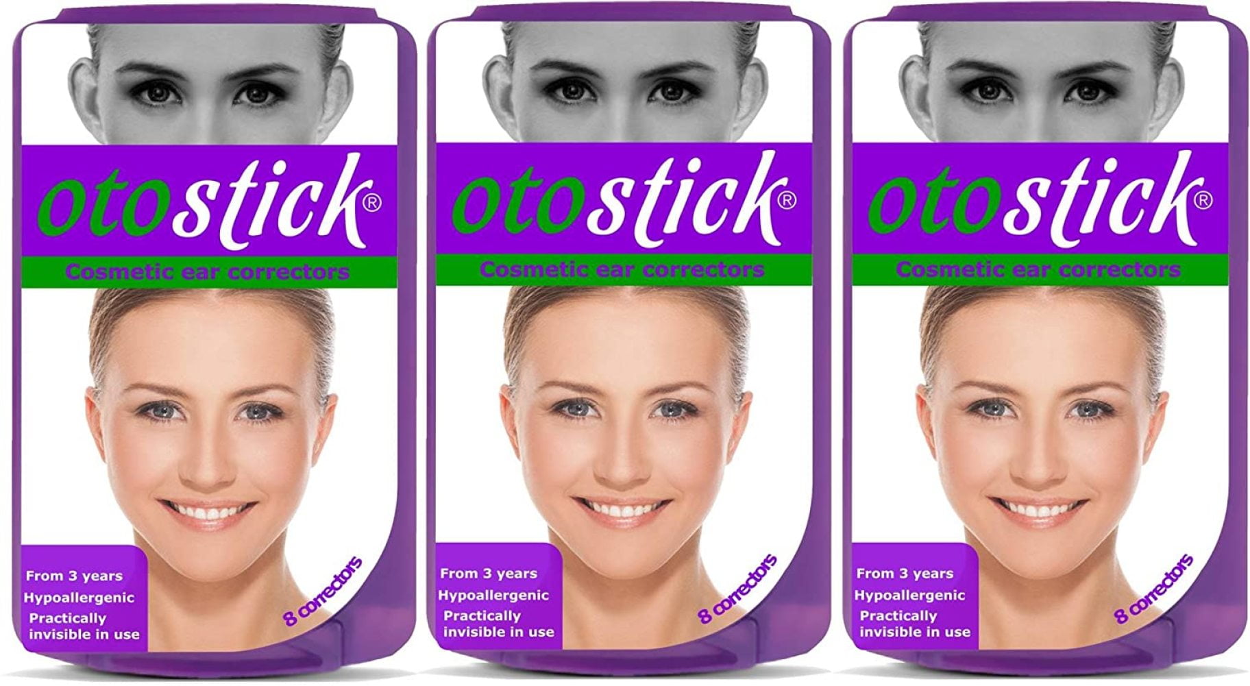 Pack 3x OTOSTICK EAR CORRECTOR 8 UDS. Total 24 Units. Free shipping!!!