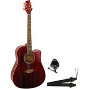 Kona Acoustic Guitar Pack, Transparent R