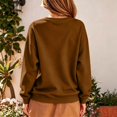 thumbnail image 4 of Oversized Crewneck Sweatshirt Women 2026 Fall Comfort Colors Sweatshirt Casual Long Sleeve Fleece Pullover Sweaters,M, 4 of 8