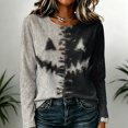 thumbnail image 3 of Halloween Long Sleeve Shirts for Women 2026 Plus Size Funny Cute Vintage Teacher Shirts Casual Holiday Tops Clothes Black M, 3 of 5