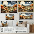 thumbnail image 4 of Designart "Farmhouse Farmstead Abstraction Painting III" Modern Floater Framed Canvas Print, 4 of 7