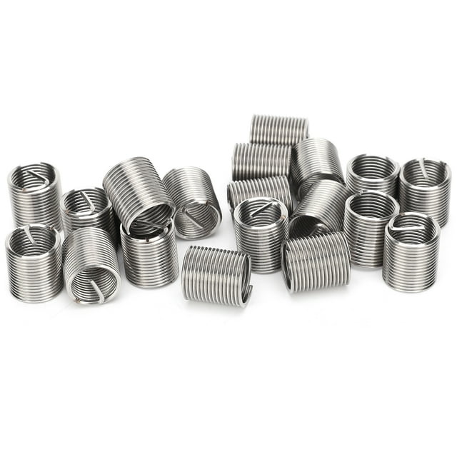Insert Nut, Thread Repair M12x1.25 Thread Protector Reducer Nut 20Pcs For Automobiles 1D,1.5D,2D,2.5D