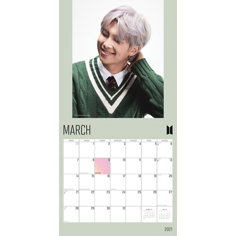 BTS 公式 2019 ~ 2021 WALL CALENDAR カレンダー 2021 BTS Wall Calendar (Other) - Walmart.com
