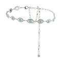 thumbnail image 1 of Cinturón de cadena para mujer, ajustable, de metal, decorativo, estilo vaquera occidental. Estilo G, 1 of 9
