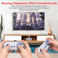 thumbnail image 3 of 821Games Wireless High Definition Retro Game Console, Retro Two Player Game Console with Two Game Controllers | Compatible with TVs, Computers, and Projectors, Great Choice for Holiday and Cozy Momen, 3 of 5
