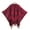 Red, variant on Miluxas Women's Winter Poncho Shawl Wrap with Tassels – Color Block Travel Camping Warm Cape,Christmas Gift for Women Red Free Size