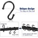 thumbnail image 4 of Metal Shower Curtain Hooksrust Resistant S Shaped Hooks Hangers For Shower Curtains, Kitchen Utensils, Clothing, Towels12pcs, 4 of 5