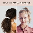 thumbnail image 5 of Kitsch Scrunchies, Metallic Gray Scrunchie Hair Tie, 5pc, 5 of 8