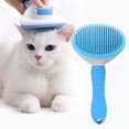 thumbnail image 4 of Cepillo para Perros y Gatos, Quitapelos Mascotas Antiestres, Peine Perro Gato con pelo Corto y Largo, Recoge Pelos mascotas, Rascadores Repelentes de Insectos y Parásitos (Azul) ShuxiuWang 1327537005414, 4 of 5