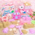 thumbnail image 2 of Juguetes de playa Tagitary Unicorn Sand con bolsa de malla para niños, 2 of 8
