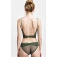 thumbnail image 3 of Ropa interior de mujer con copa triangular fina sin aro de acero, espalda de encaje, hombros descubiertos, gran forma de U, sin espalda, 3 of 6