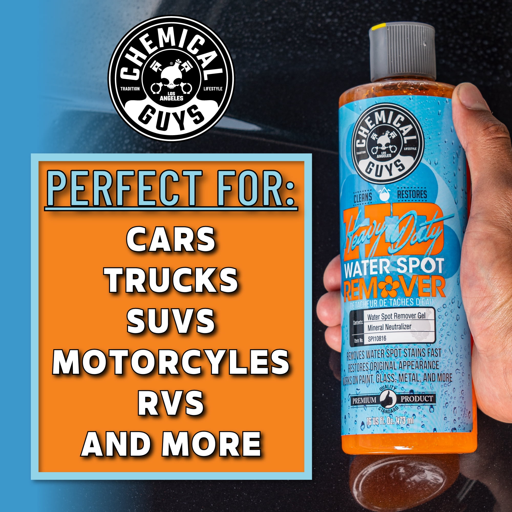 Chemical Guys Heavy Duty Water Spot Remover, 473ml – Planet Car Care