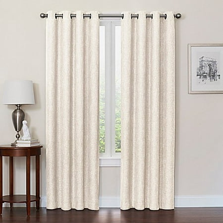 QUINN 95INCH GROMMET TOP ROOMDARKENING WINDOW CURTAIN PANEL IN IVORY