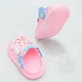 thumbnail image 5 of ZHOGXU Baby Boys Girls Sandals Soft Cute Cartoon Design Slip On Lightweight Comfortable Hollow Summer Shoes For Beach Pool Outdoor Activities,Pink,2-3 Years, 5 of 5