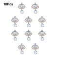 thumbnail image 4 of Qarigey 10 Uds. Hebilla colgante de botones a presión de diamantes de imitación de Metal a la moda, broche de colgantes de disfraz DIY dorado, Base de Ropa, zapatos y accesorios Miscelánea Tipo 13 Qarigey  AP016817-13, 4 of 6