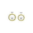 thumbnail image 4 of Luxe Modz Septum Clicker Ring Hinged Nose Hoop Ring Jewely 316L Surgical Steel Sold Each, 4 of 8
