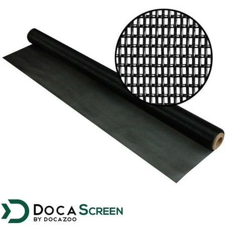DocaScreen Pet Screen – 48” x 25' Pet Proof Screen – Pet Resistant Screen for Window Screen, Patio Screen, Door Screen, Porch Screen, and Other Screen