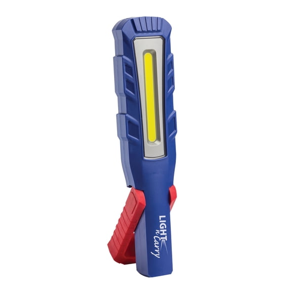 Clore Automotive Light-N-Carry LNC1841 Lampe de Travail Rechargeable de Qualité Industrielle avec Base Magnétique, Crochets de Suspension et Sortie de Charge USB - 800 Lumens