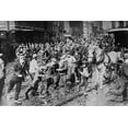 thumbnail image 1 of Workers storm Car in Philadelphia Transportation Strike-Fine art canvas print (20" x 30"), 1 of 1