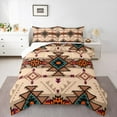 thumbnail image 2 of Feelyou Western Aztec Bedding Comforter Set, Tribal Triangle Twin Comforter Sets, Bohemian Mandala Style Bedding Set, Lightweight Room Decor,2-Piece, 2 of 8