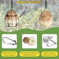 thumbnail image 6 of BinKFF Bird Nesting Material, 1 Pack Refillable Hummingbird Nesting Material Cage Holder with Natural Cotton for Hummingbird Nest, Gift for Bird Lover, Nesting Balls Birds for Outdoor, 6 of 9