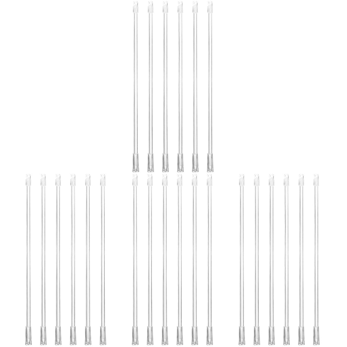 Hemoton 24 sets of Blind Wands Vertical Blinds Replacement Rods Blind