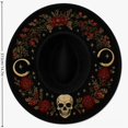 thumbnail image 3 of Leeye Halloween Top Hat Black Witch Hat Classic for Adults Halloween Party Cosplay Masquerade, 3 of 4
