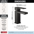 thumbnail image 5 of Delta Modern Project-Pack Bathroom Faucet - 567LF-BLGPM-PP - Matte Black, 5 of 8