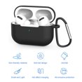thumbnail image 3 of Kuymtek Funda protectora para auriculares Airpods Pro compatible con Bluetooth (negro), 3 of 5