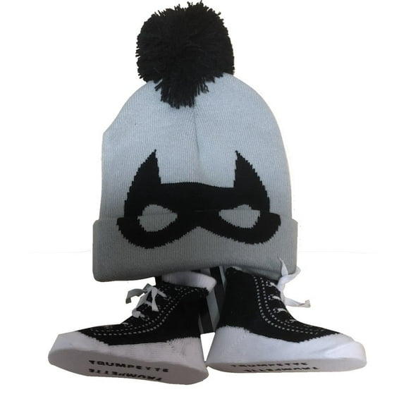 Trumpette Baby Boy's Pom-Pom Cuffed Hat and Socks Gift Set 6-12 Months