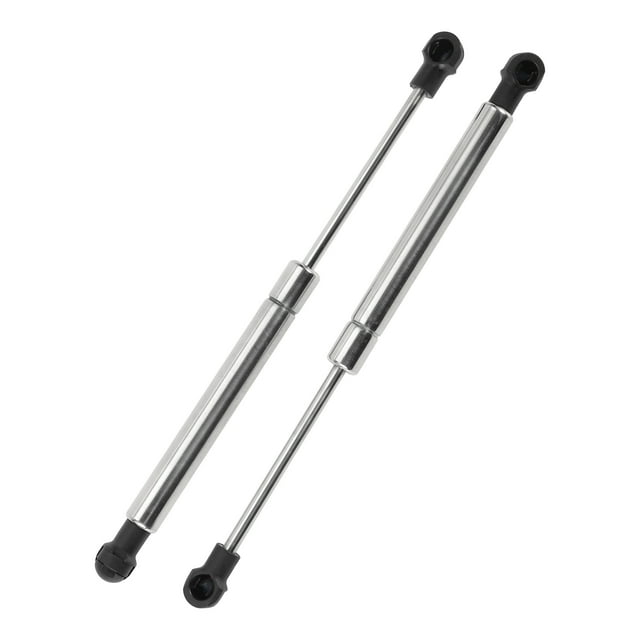 Unique Bargains 2 Pcs 40lb/180N 10inch/254mm Plastic End Fitting Lift Support Struts Silver Tone
