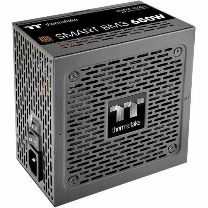 Thermaltake Smart BM3 650W 80Plus Bronze ATX 3.0 & PCIE 5.0 Ready Semi-Modular Power Supply; 105°C/221°F Japanese Capacitor; 5 Year Warranty; PS-SPD-0650MNFABU-3
