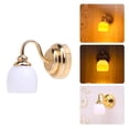 thumbnail image 2 of Miniature Wall Lamp 1/12 Scale Dollhouses Wall Sconce Lighting Accessories for European Decoration Living Room Display, 2 of 9