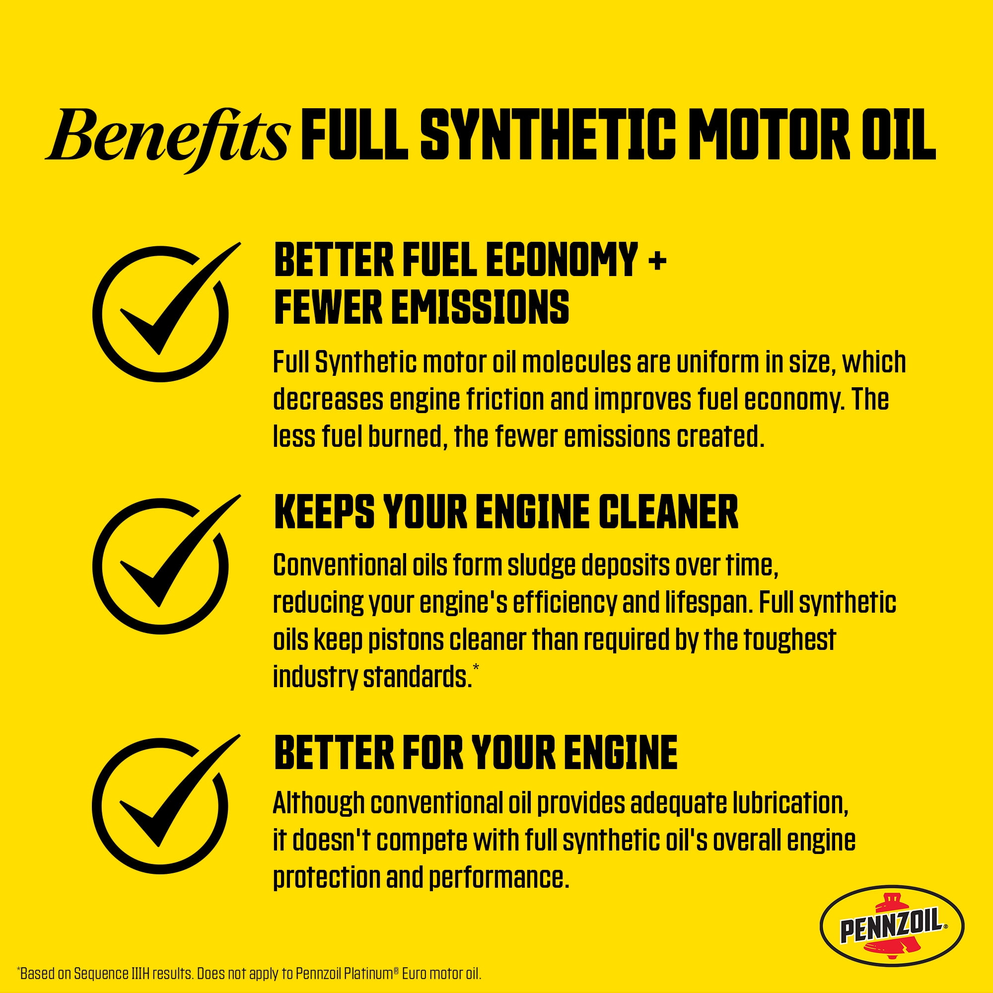 Pennzoil Ultra Platinum Full Synthetic 5W-20 Motor Oil, 5 Litre (3 Pack)