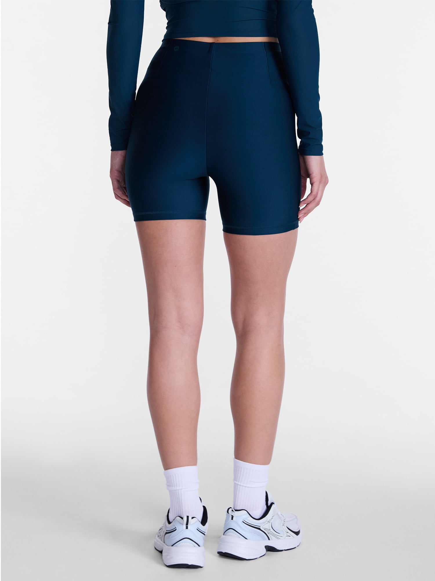 Avia Women's Shine Bike Shorts, 5" Inseam, Sizes XS-XXXL
