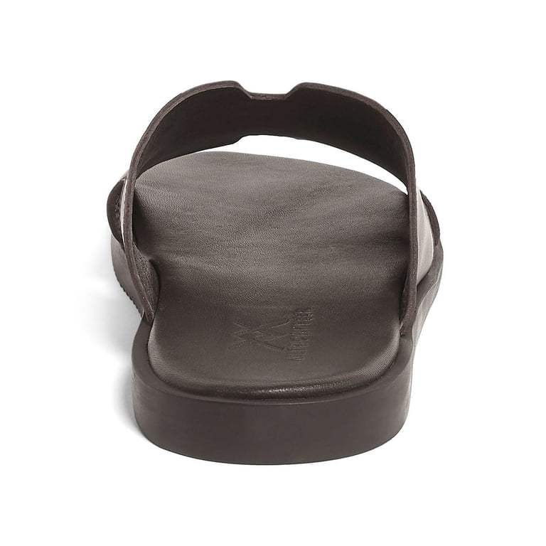 Anthony Veer Mens Marrkesh Leather Comfort Slide - Walmart.com display picture 3