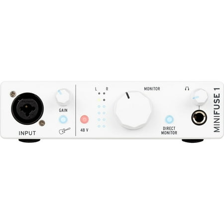 Arturia MiniFuse 1 Portable Single Input USB-C MIDI Audio Interface  White price history on PriceWatchPro