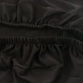 thumbnail image 4 of Sil De Respaldo Bajo Universal Asiento Taburete Cubierta Con Banda Elástica Para Boda Cocina Comedor Bar Club Recepciones Decoración Negro Baoblaze Funda para silla de comedor, 4 of 8
