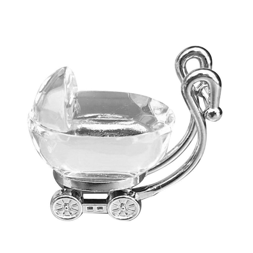 HOMEMAXS Crystal Baby Stroller Decor Baby Shower Party Guest Return