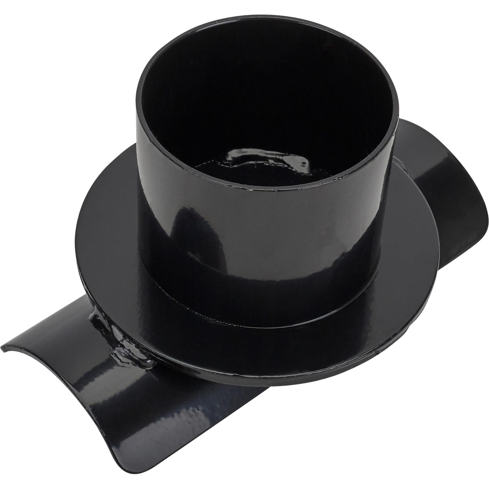 Speedway Motors Universal Lower Coil Spring Mount Perch for 3 Inch Axle Tube, Weld-On, Compatible with 3 3/8" I.D. to 5" O.D. Springs, Black Painted Steel Construction, Sold Individually
