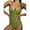 Navy, variant on sovlvnd 50% Off Clear! Women's Sexy Solid Color Swimwear High Waist Swimwear Army Green, XL