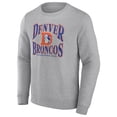 thumbnail image 2 of Men's Fanatics Heathered Charcoal Denver Broncos Playability Pullover Sweatshirt, 2 of 3