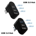 thumbnail image 5 of PC Laptop Data Transfer Mini High Speed Adapter USB 3.0 Hub Splitter Box 3 Ports WHITE USB 3.0 HUB, 5 of 8
