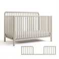 thumbnail image 2 of Storkcraft Porto 5-in-1 Convertible Crib with Bonus Toddler Guardrail, Frosted Oat, 2 of 14