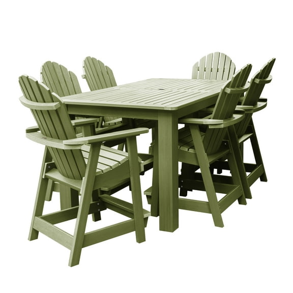 Hamilton 7pc Rectangular Counter Height Dining Set 72" x 42"