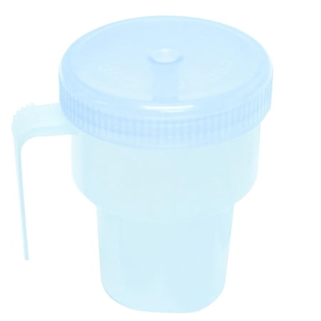 Kennedy Spillproof Drinking Cup, 7 oz. Translucent Plastic Reusable, Fabrication Enterprises, 60-1000 - Sold by: Pack of One