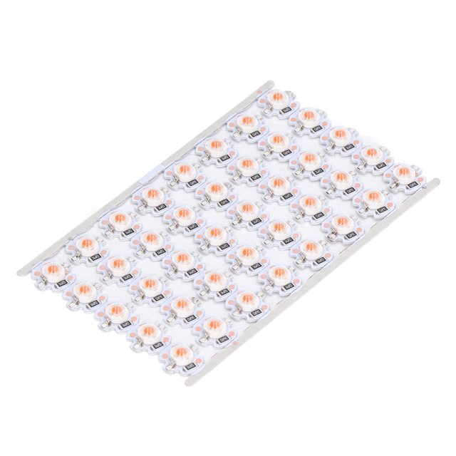 DIY LED Chip Bulb, Light Source Chip High Brightness 12V Heat Dissipation Flicker Free Multipurpose Energy Saving With Aluminum Plate For Car Light Red Light