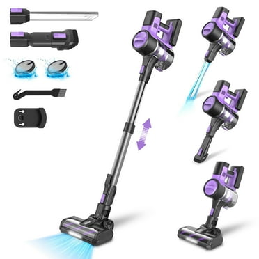 Cordless Stick Vacuum Cleaner for Hard Floors and Low-Pile Rugs - HEPA Filter, Powerful Suction S10