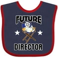 thumbnail image 3 of Inktastic Future Movie Film Director Boys or Girls Baby Bib, 3 of 4