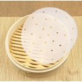 thumbnail image 4 of 100PCS Steamer Paper Liners, 9in, Perforated, for Bamboo Steamer/Air Fryer, 4 of 4